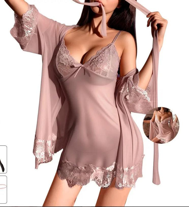 Babydoll de Encaje, 5 Piezas, imagen 1