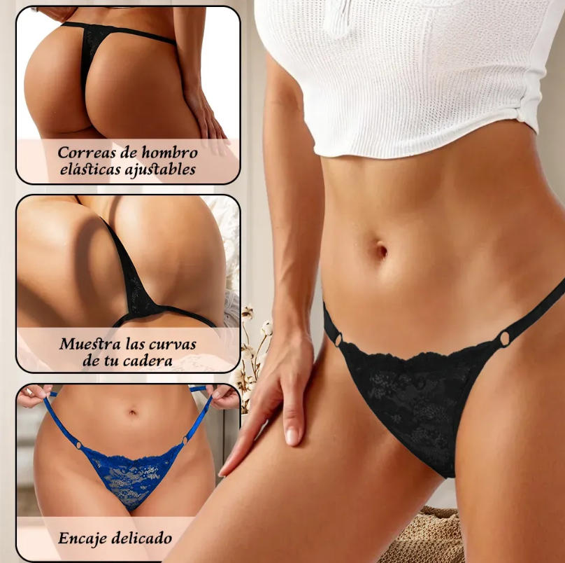 Tanga Sexy de Encaje sin Costuras, imagen 2