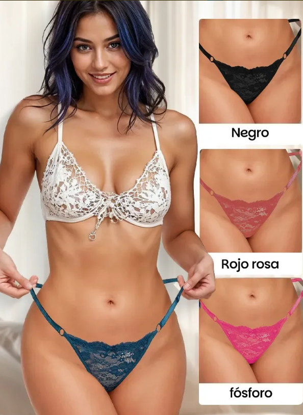 Tanga Sexy de Encaje sin Costuras, imagen 3