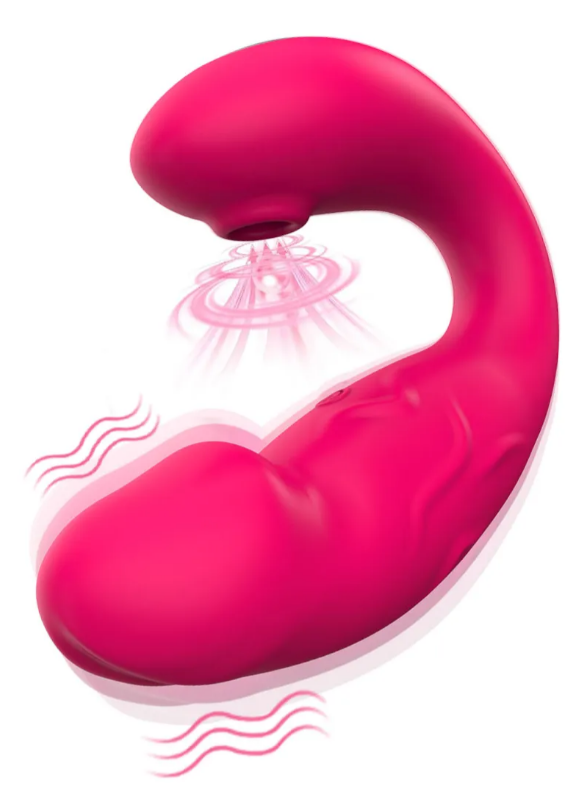 Vibrador con Succionador de Clítoris, imagen 1