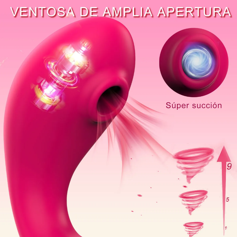 Vibrador con Succionador de Clítoris, imagen 3