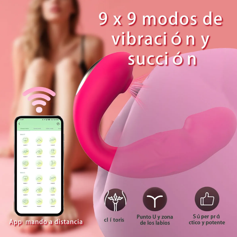 Vibrador con Succionador de Clítoris, imagen 4