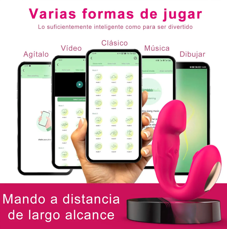 Vibrador con Succionador de Clítoris, imagen 8