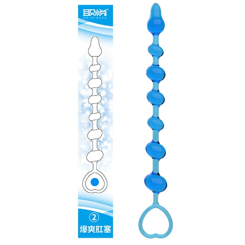Bolas Anales de Silicona Azul
