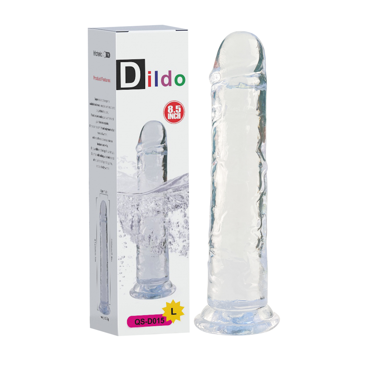 Dildo TEO con base 18 cm, imagen 2