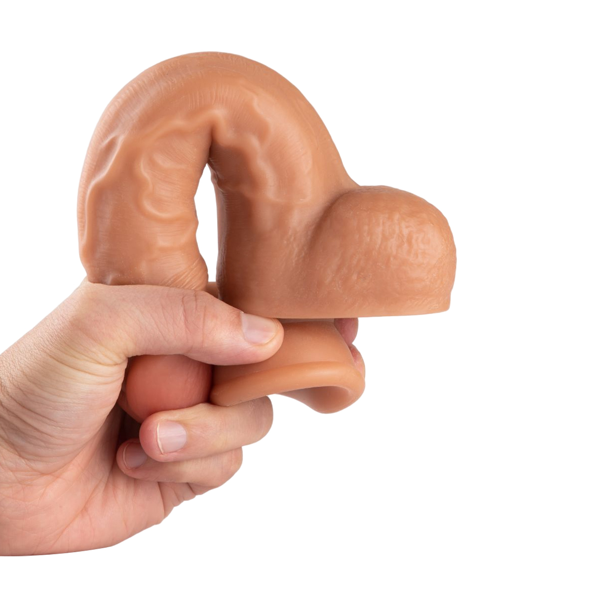 Dildo Lances Toño con testículos y ventosa, imagen 2