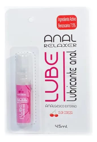 Lubricante Anal Lube Cereza 4.5 ml